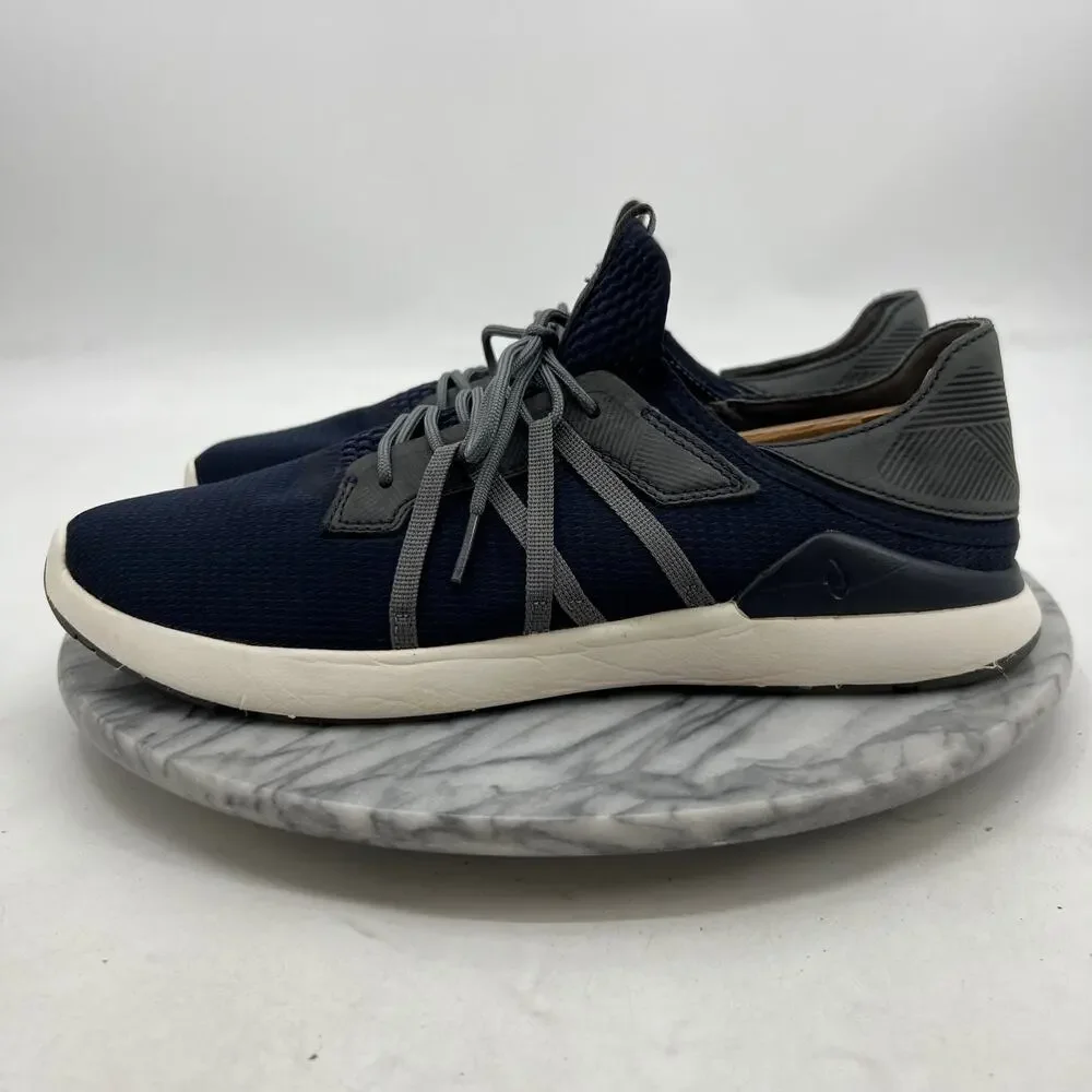 OluKai Mens 11 Shoes Navy Mio Li Sneakers Lace Up Breathable Mesh 1044-DE26